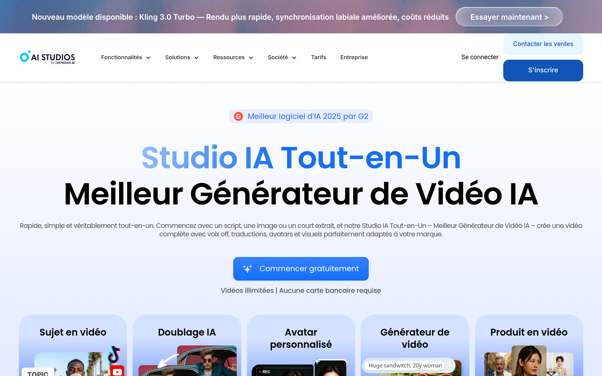 Aperçu de AI Studios