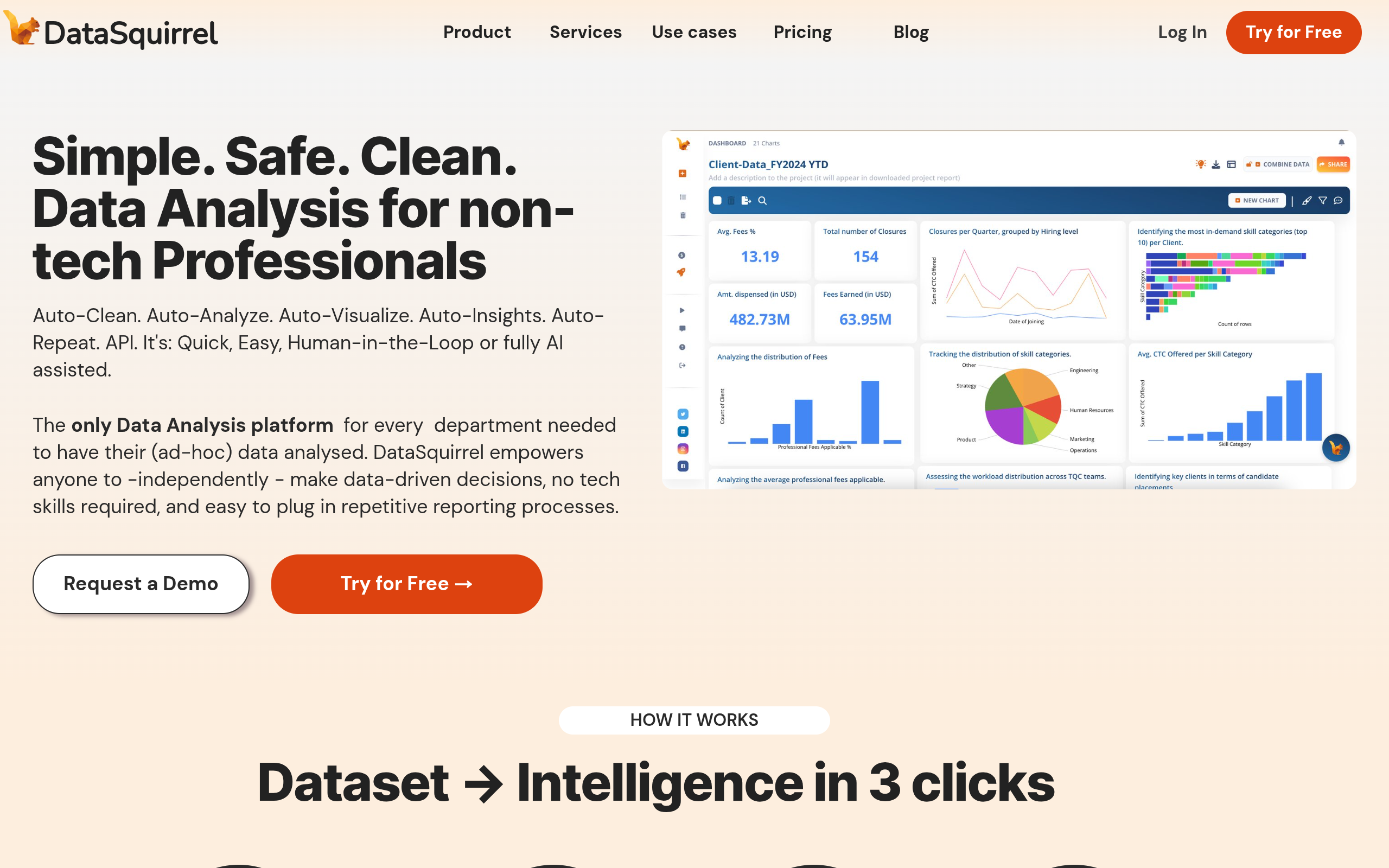 Aperçu de DataSquirrel