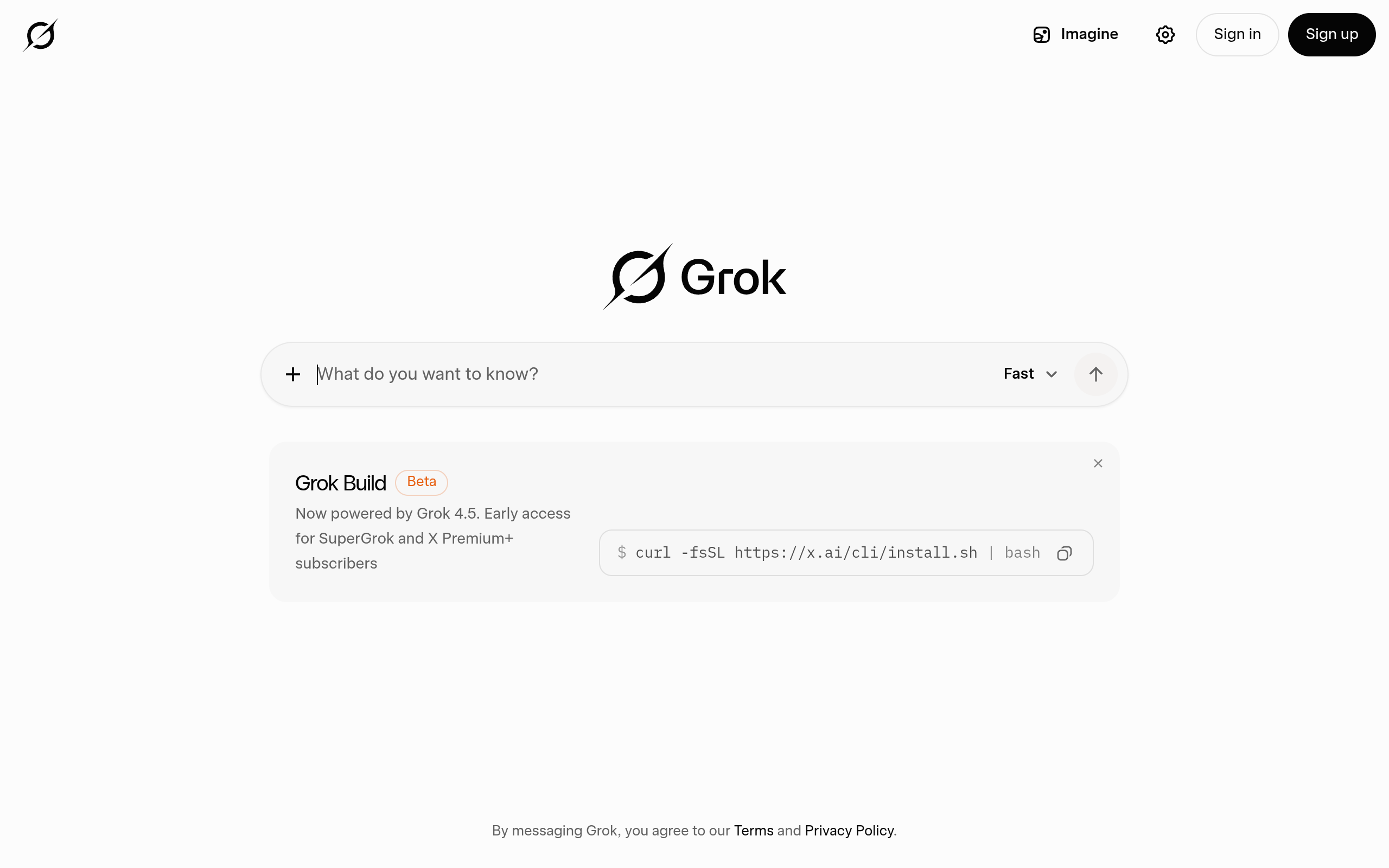 Aperçu de Grok