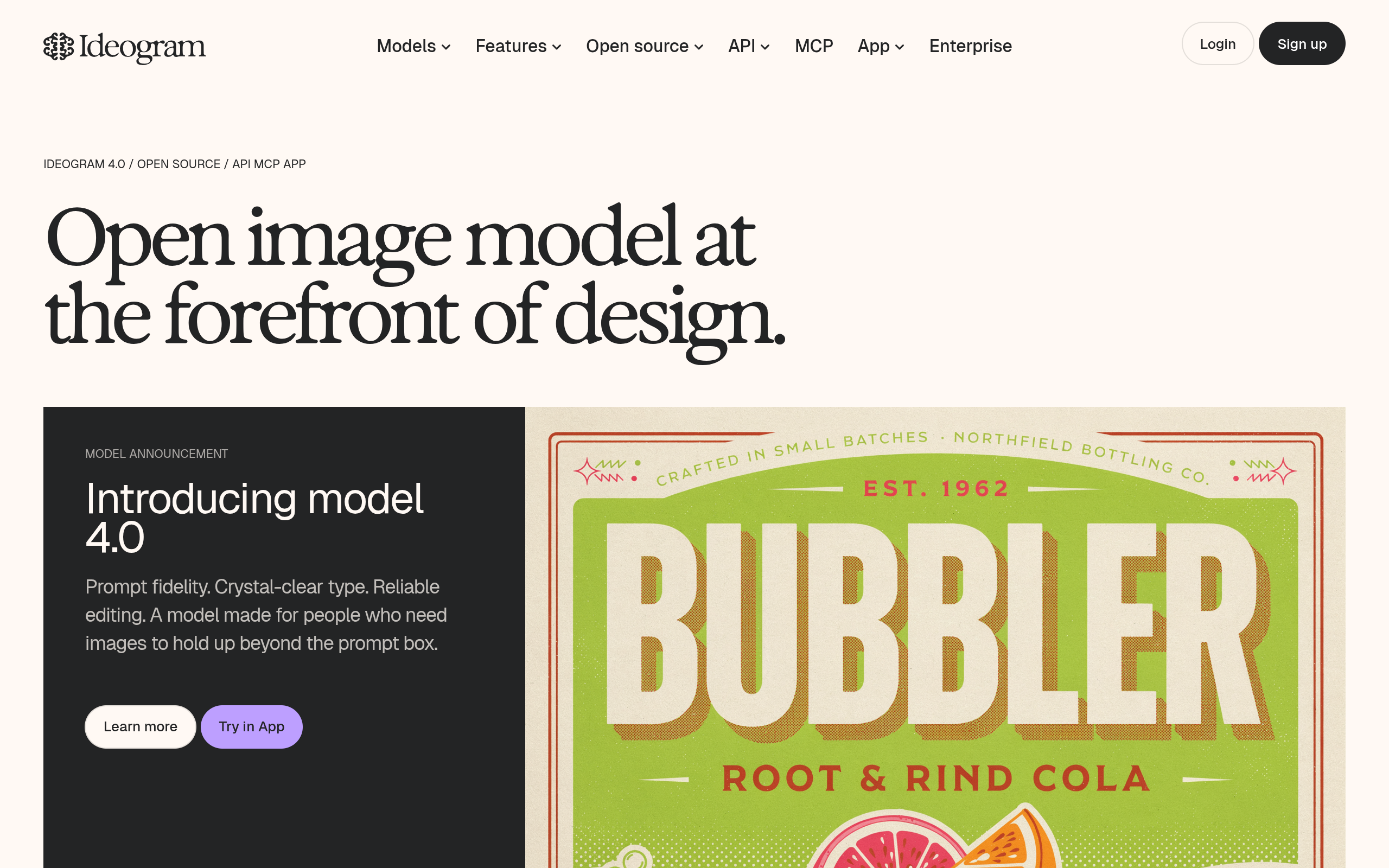 Aperçu de Ideogram